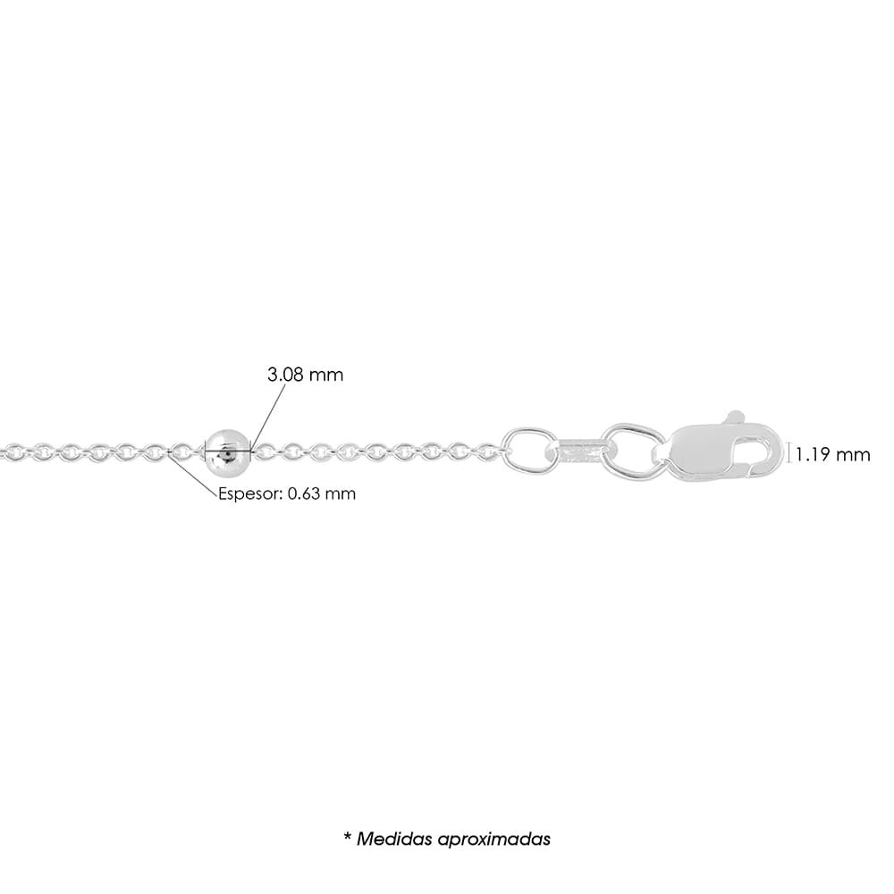 Cadena de Plata Ancla 30 Brill Viviana 300 0x1 AN030BRV30001LA