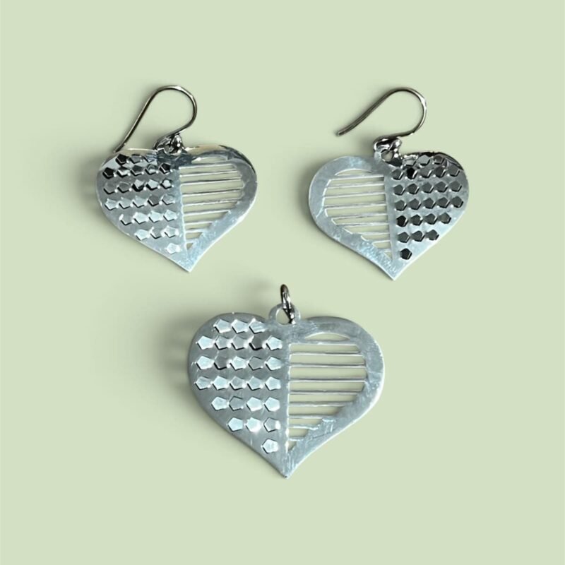 Aretes y Dije Corazon