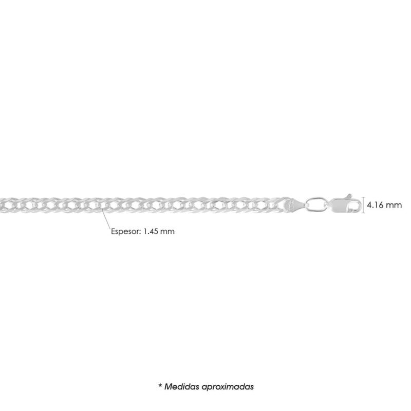 CADENA DOBLE ROMBO DR080