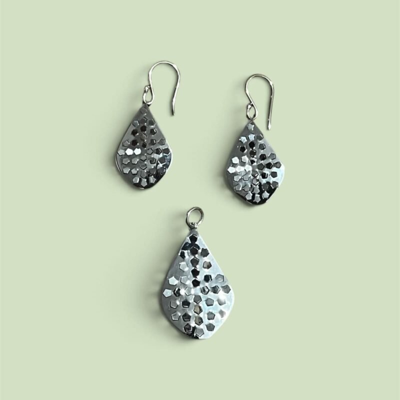 Aretes y Dije Gota