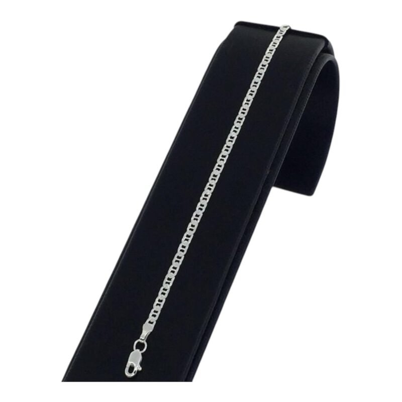 Pulsera de Plata Para Dama Guchi Ancla Martillada Zegrinada GA050MZ