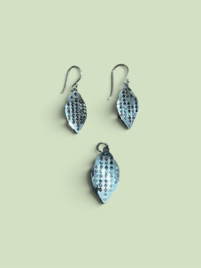 Aretes y Dije Hoja-2