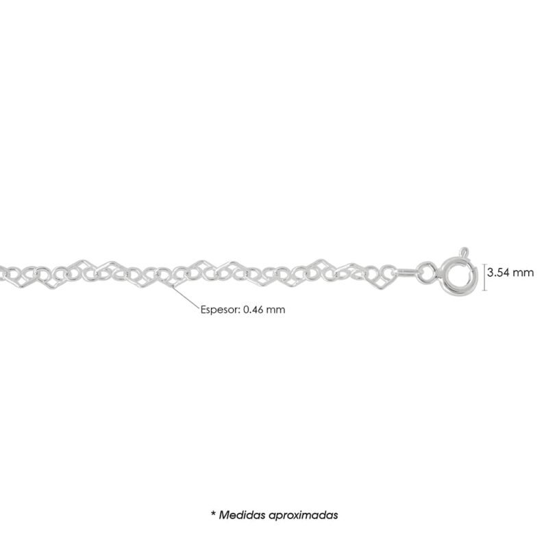 Cadena de Plata Love 50 Brill LV050BR