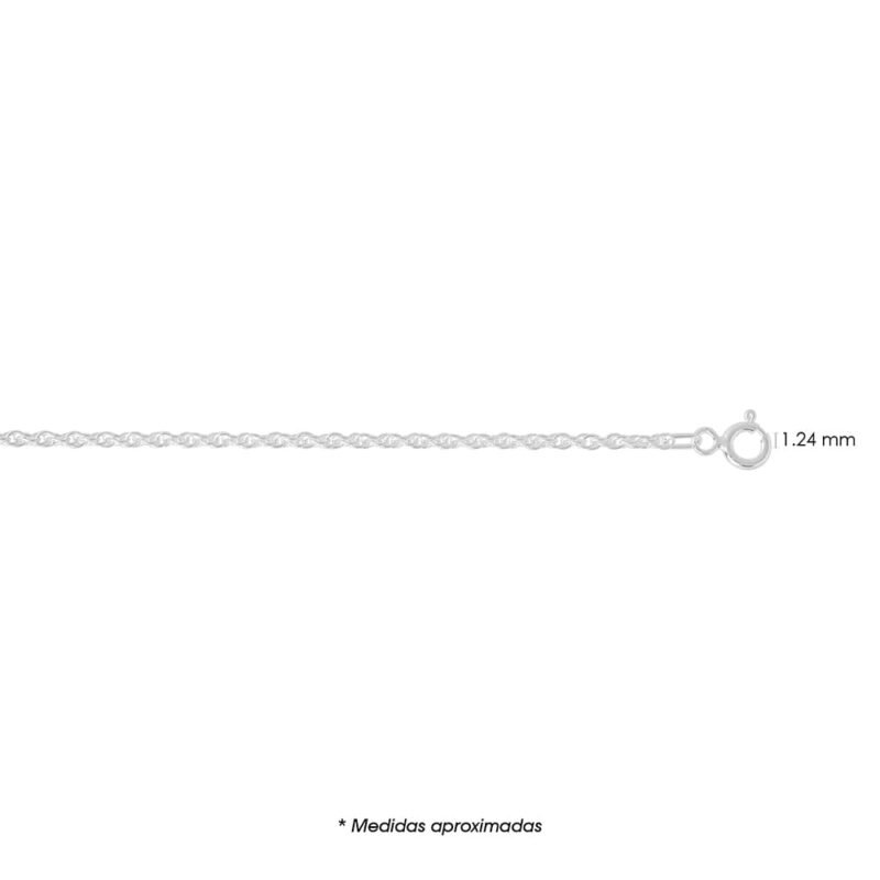 Cadena de Plata Torzal 35 TR025