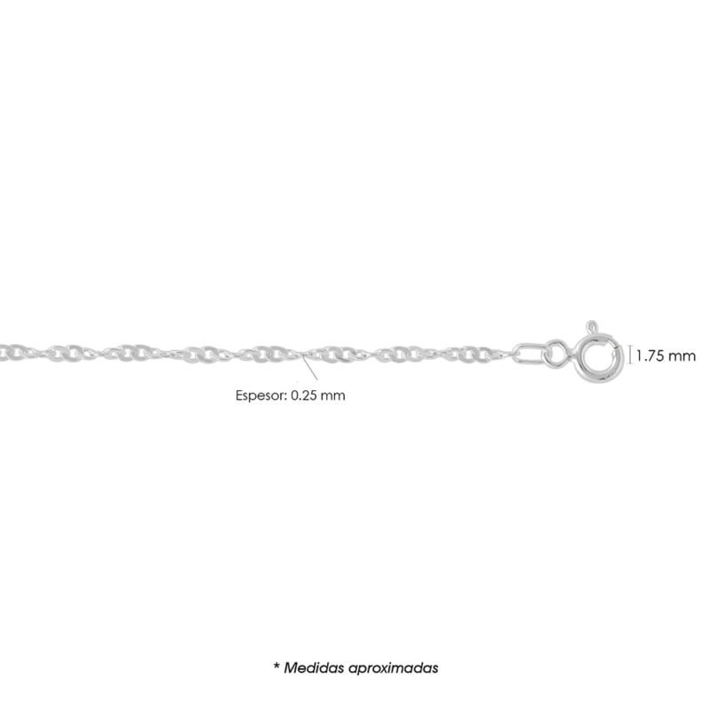 Cadena de Plata Tsunami TS030