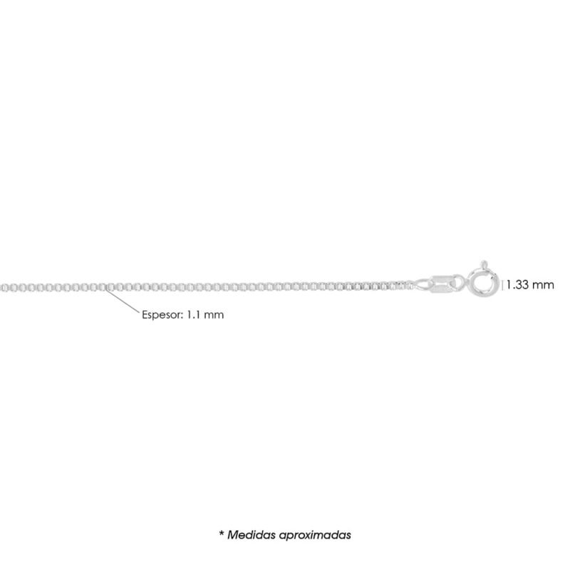 Cadena de Plata Veneciana 60 VN060