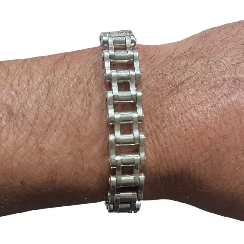 pulsera cadena de bicicleta